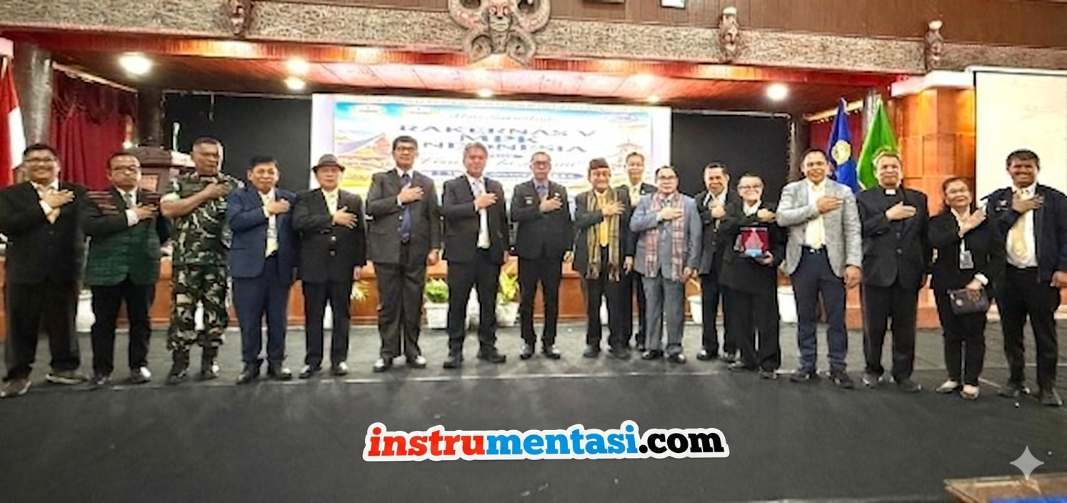 Bupati Tapanuli Utara (Taput), Jonius Taripar Parsaoran (JTP) Hutabarat, hadiri pengukuhan Panitia Rapat Kerja Nasional (Rakernas) V Majelis Pendidikan Kristen (MPK)