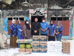 Pimpinan DPRD Sumut Ricky Anthony Bantu Korban Kebakaran di Sambirejo