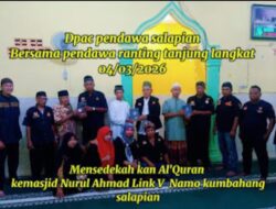Safari Ramadhan, DPAC Pendawa Salapian Infaqkan Al-Qur’an ke BKM Masjid Nurul Ahmad