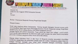 𝐀𝐧𝐜𝐚𝐦𝐚𝐧 𝐏𝐢𝐝𝐚𝐧𝐚 𝐝𝐚𝐥𝐚𝐦 𝐑𝐚𝐧𝐩𝐞𝐫𝐝𝐚 𝐒𝐚𝐦𝐩𝐚𝐡 𝐃𝐢𝐩𝐞𝐫𝐬𝐨𝐚𝐥𝐤𝐚𝐧, Perkumpulan Warkop Jurnalis 𝐒𝐚𝐦𝐨𝐬𝐢𝐫 𝐒𝐮𝐫𝐚𝐭𝐢 𝐃𝐏𝐑𝐃