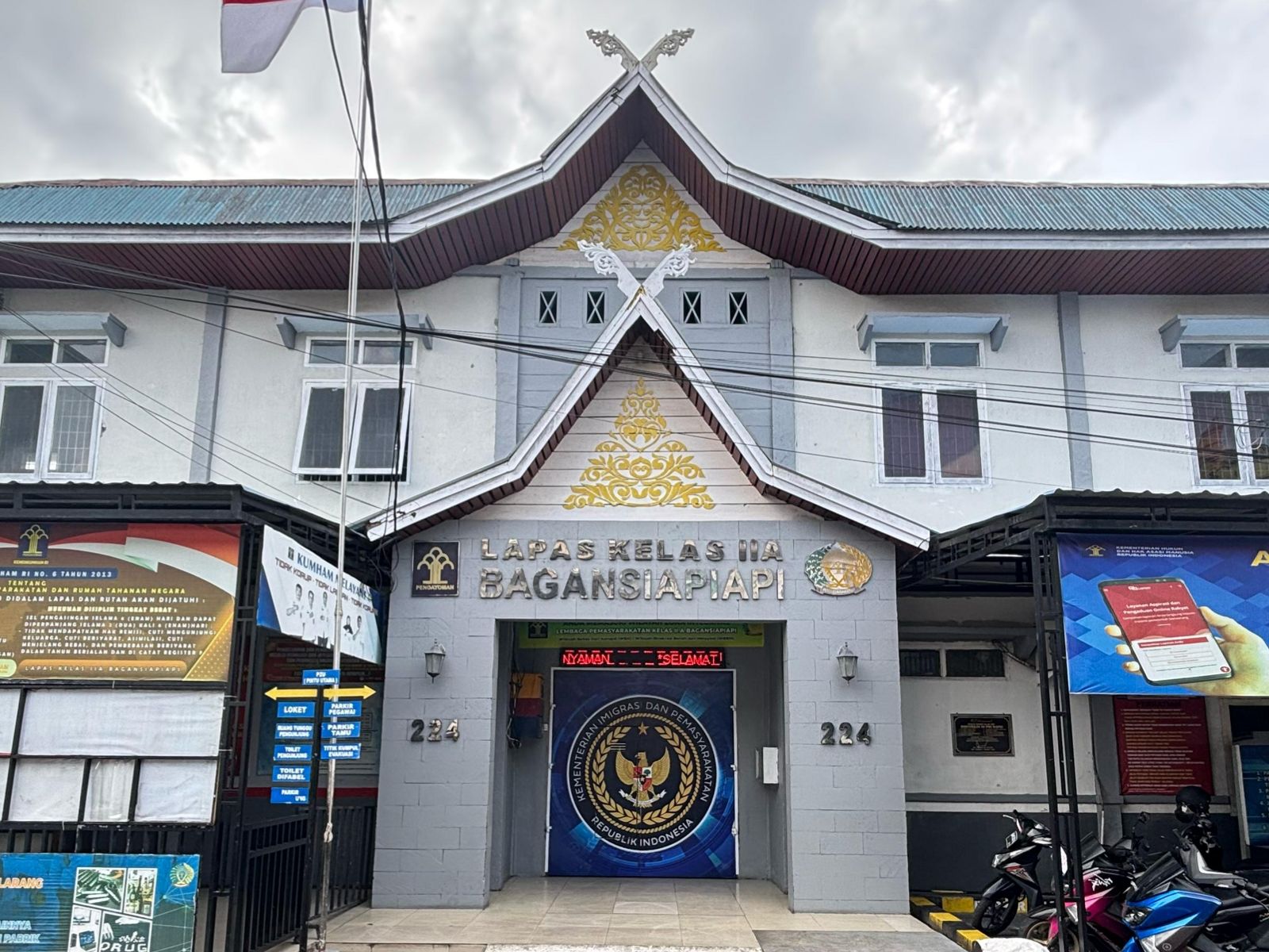 Dari Balik Jeruji, Lantunan Azan dan Tilawah Warnai Pembinaan WBP di Lapas Bagansiapiapi