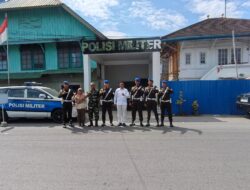 Jumat Berkah Sub Denpom I/5-1 Belawan, 100 Kotak Nasi Dibagikan di Depan Markas