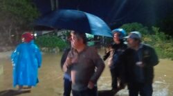 Aek Haidupan Meluap, Pemkab Tapanuli Utara Tinjau Lokasi dan Percepat Normalisasi