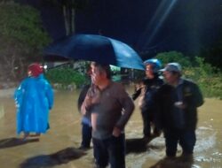 Aek Haidupan Meluap, Pemkab Tapanuli Utara Tinjau Lokasi dan Percepat Normalisasi