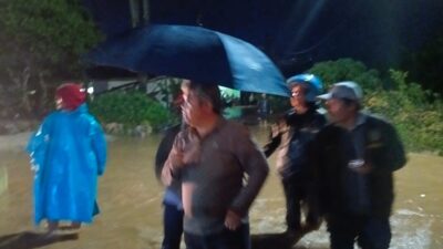 Aek Haidupan Meluap, Pemkab Tapanuli Utara Tinjau Lokasi dan Percepat Normalisasi