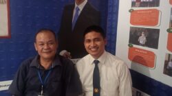 Joshrius Korlipnas instrumentasi.com bersama Agung salah seorang Staf Rutan Kelas I Medan. (Foto: Ist/Instrumentasi.com)