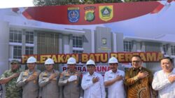 Kapolda Metro Jaya Letakkan Batu Pertama Mako Polres Metro Depok : Pelayanan Harus Makin Baik