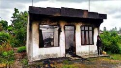 Kebakaran hebat luluhlantakkan rumah Beton milik Bapak Dimpu Purba di Lumban Gorat, Desa Purba Dolok, Kecamatan Doloksanggul, Kabupaten Humbang Hasundutan (Humbahas), Rabu (6/5/2026), sekira pukul 09.00 WIB.