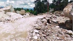 Jalan Pulogodang – Panggugunan Masih Darurat, Warga: Hujan Turun Air Meluap