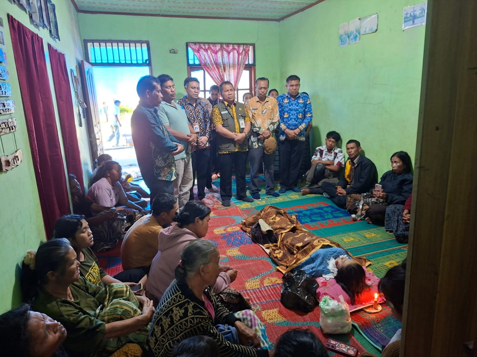 Seorang Siswi pelajar SMA hanyut dan meninggal dunia terseret arus Sungai Singangang Desa Sion Sibulbulon, Kecamatan Parlilitan, Kabupaten Humbahas, Rabu 6 Mei 2026 (Foto: Atin/Instrumentasi.com).