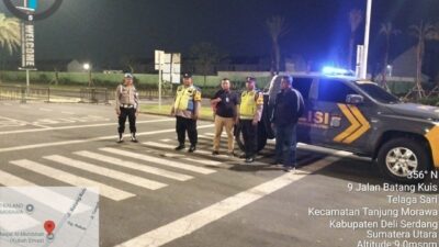 Polresta Deli Serdang bersama Polsek jajaran terus memperkuat upaya menjaga keamanan dan ketertiban masyarakat (kamtibmas) melalui Patroli Blue Light. 