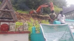 Pengadilan Negeri Balige Eksekusi Tugu dan Makam di Lumban Buntu Tanjung Bunga Pangururan
