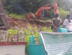 Pengadilan Negeri Balige Eksekusi Tugu dan Makam di Lumban Buntu Tanjung Bunga Pangururan