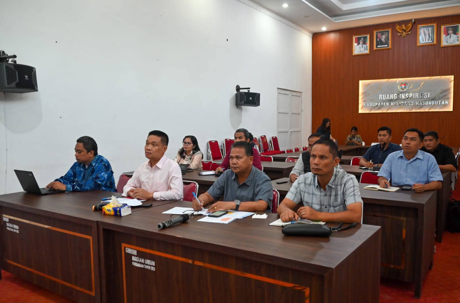 Bupati Humbang Hasundutan (Humbahas) Dr. Oloan P. Nababan, langsung tancap gas mengikuti Rapat Percepatan Penyaluran Bantuan Keuangan ke Provinsi Aceh