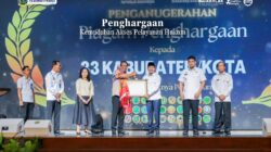 Wujudkan Kemudahan Akses Pelayanan Hukum Bagi Masyarakat, Wali Kota Tebing Tinggi Terima Penghargaan dari Kementerian Hukum RI
