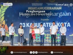 Wujudkan Kemudahan Akses Pelayanan Hukum Bagi Masyarakat, Wali Kota Tebing Tinggi Terima Penghargaan dari Kementerian Hukum RI