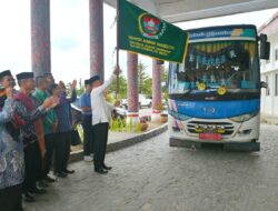 Bupati Humbahas Lepas 30 Kafilah MTQ Bidik Juara Sumut