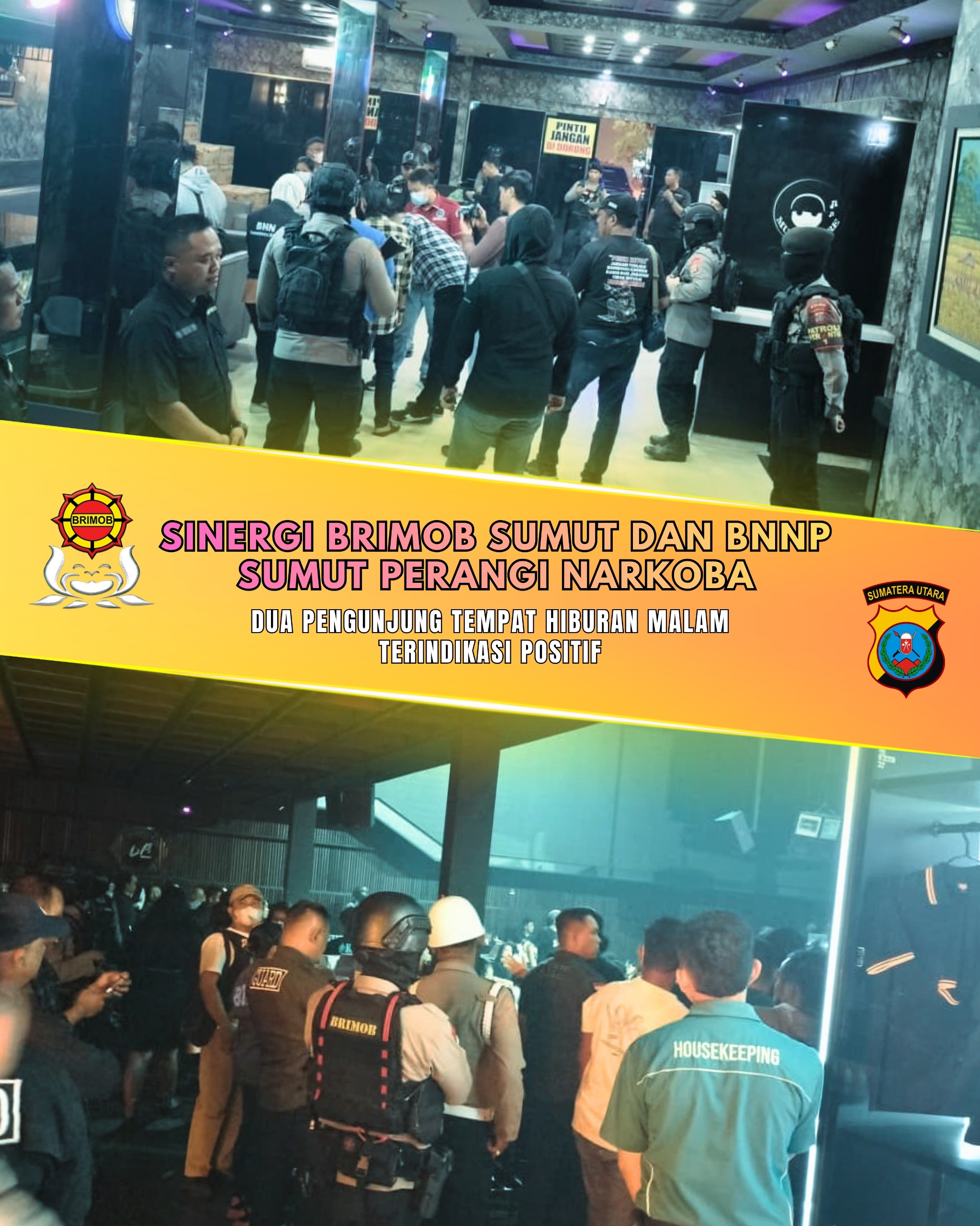 Satuan Brimob Polda Sumatera Utara bersama Badan Narkotika Nasional Provinsi (BNNP) Sumatera Utara memperkuat komitmen pemberantasan penyalahgunaan dan