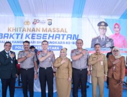 Bakti Kesehatan Polri Gelorakan Hari Bhayangkara ke-80 di Langkat