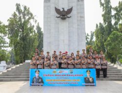 Polda Sumut Ziarah ke TMP Medan Sambut HUT Bhayangkara ke-80