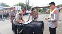 Kapolresta Deli Serdang Pimpin Sertijab Kasat Reskrim dan Dua Kapolsek Jajaran
