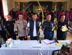 Ditreskrimum Polda Sumatera Utara berhasil membongkar komplotan begal yang meresahkan warga Belawan, Hamparan Perak, Marell.