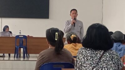 Usman Kades Amplas Percut Sei Tuan Sosialisasikan Program Keluarga Penerima Manfaat