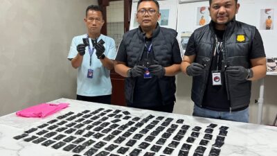Satres Narkoba Bekuk Pengedar 128 Pod Getar di Hotel Medan