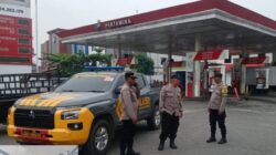 Antrean Pengisian BBM Mengular, Polresta Deli Serdang Lakukan Pengamanan dan Pengaturan Jalur Disetiap SPBU