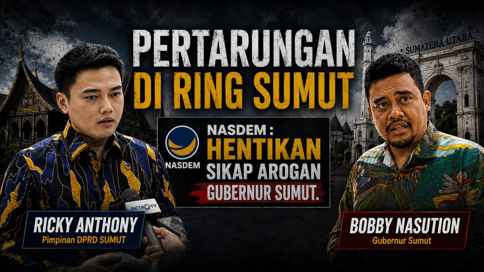 Ricky Anthony meminta Gubernur Sumut Bobby Nasution
