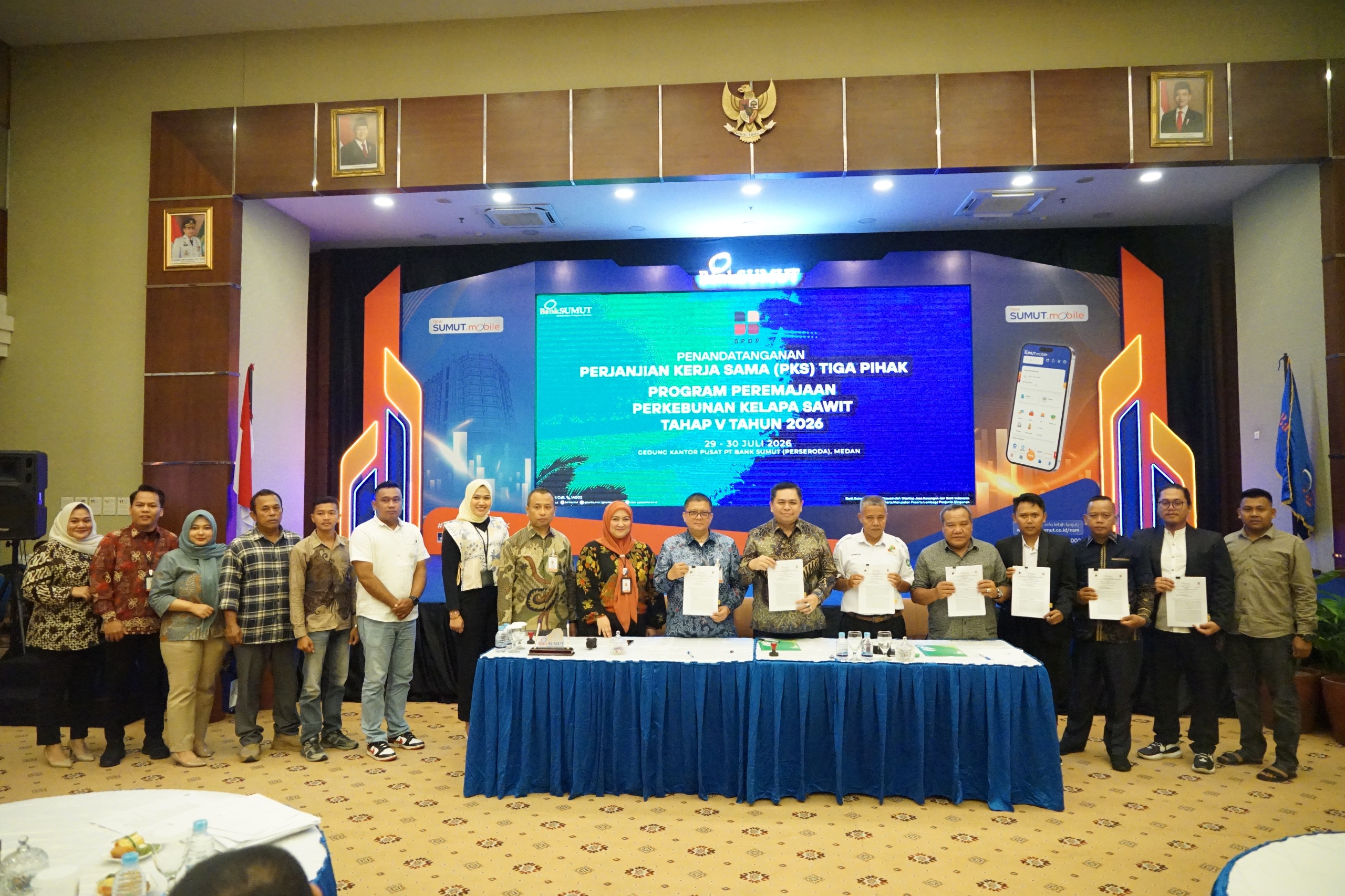 Bank Sumut resmi membuka akses dana Program Peremajaan Sawit Rakyat (PSR) s