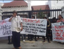 Massa Desak Kejari Samosir Tuntaskan Korupsi Bansos Rp511 Juta