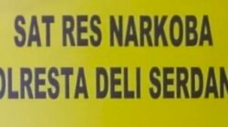 Polresta Deli Serdang Bekuk Dua Orang Pengedar Narkoba di Pagar Merbau