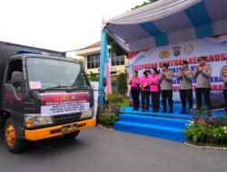 Polda Sumut Berangkatkan 25 Ton Bantuan Kemanusiaan Tahap Pertama untuk Korban Gempa NTT