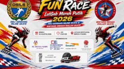 Latgab Merah Putih, 150 Atlet Sepatu Roda Sumut Adu Performa