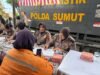 Polwan Polda Sumut Gelar Bakti Kesehatan Gratis untuk Warga Belawan