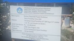 Proyek Rp1,04 Miliar SMPN 017 Lobutua Disorot, Kepala Sekolah Belum Beri Klarifikasi