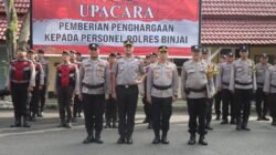 Kapolres Binjai Berikan Penghargaan Dan Apresiasi Terhadap Personel Yang Berprestasi