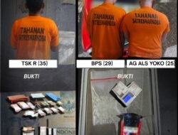 Satresnarkoba Polres Binjai Ungkap 3 Kasus, Sita 56 Gram Sabu dalam 2 Hari