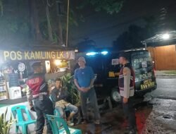 Patroli Dini Hari Polsek Sunggal Intensifkan Pengamanan, Antisipasi Kejahatan Jalanan dan Tawuran