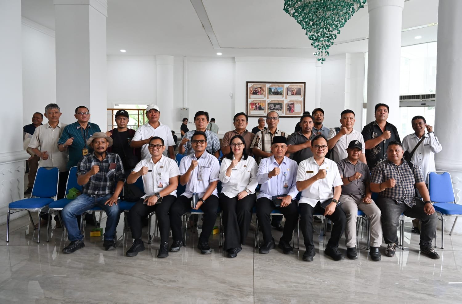 Sekretaris Disdik Sumut Terang Dewi Susanti Ujung saat memaparkan progres Program Strategis Daerah pendidikan pada temu pers di Kantor Gubernur Sumut, Medan, Rabu (16/9/2026). FOTO: Diskominfo Sumut.