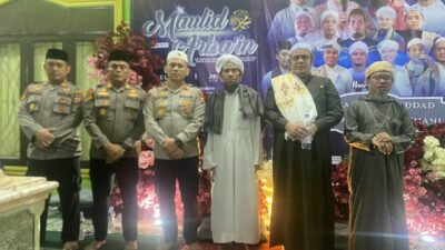 Wakapolres Binjai Hadiri Maulid Arba’in ke-30 di Langkat, Ajak Warga Jaga Kamtibmas