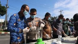 Wakapolres Binjai Hadiri Pemusnahan Barang Bukti di Kejari Binjai