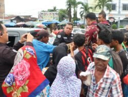 Jumat Berkah, Bid Humas Polda Sumut Berbagi Kasih dengan Sopir, Pengemudi Becak Motor dan Ojol