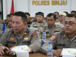 Polres Binjai Gelar Pembinaan Rohani Bersama Kapolri dan Gus Baha Secara Daring