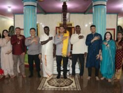 Pererat Toleransi dan Kerukunan, Kapolres Binjai Sambangi Kuil Sri Mariamman