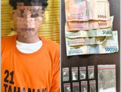 Edarkan Sabu 4,67 Gram, Pemuda 18 Tahun Diciduk Satresnarkoba Polres Binjai