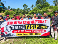 Warga Purba Bersatu Demo PLTA PT ESS Sipulak, Tuntut Transparansi Dana CSR