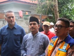 Wali Kota Tebing Tinggi Dampingi Ijeck Tinjau Tanggul Sungai Padang Sepanjang 500 Meter