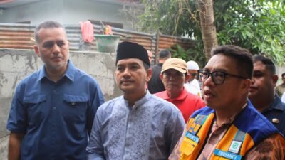 Wali Kota Tebing Tinggi Dampingi Ijeck Tinjau Tanggul Sungai Padang Sepanjang 500 Meter
